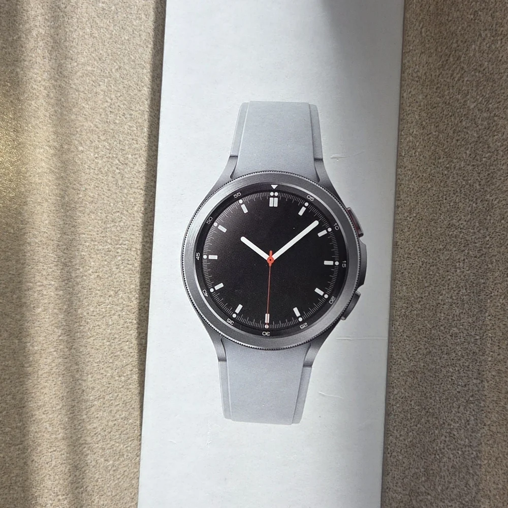 Samsung Galaxy Watch4 Classic Stainless Steel Smartwatch - Silver
